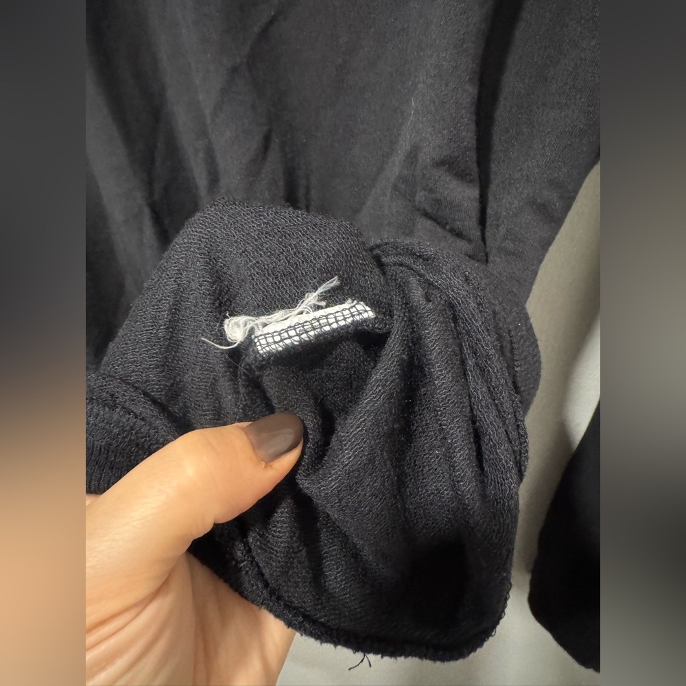 Athleta Black Modal Pullover Lightweight Sweater … - image 4